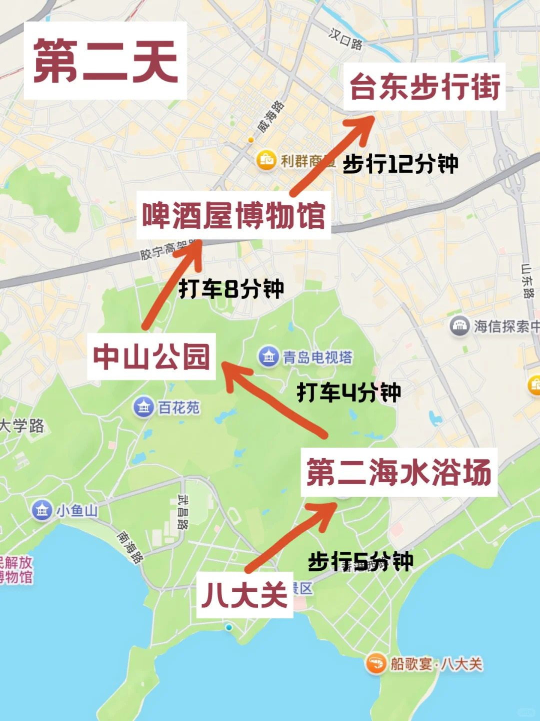 青岛三天两夜超全游玩攻略🚶‍♀️ 看这一篇就