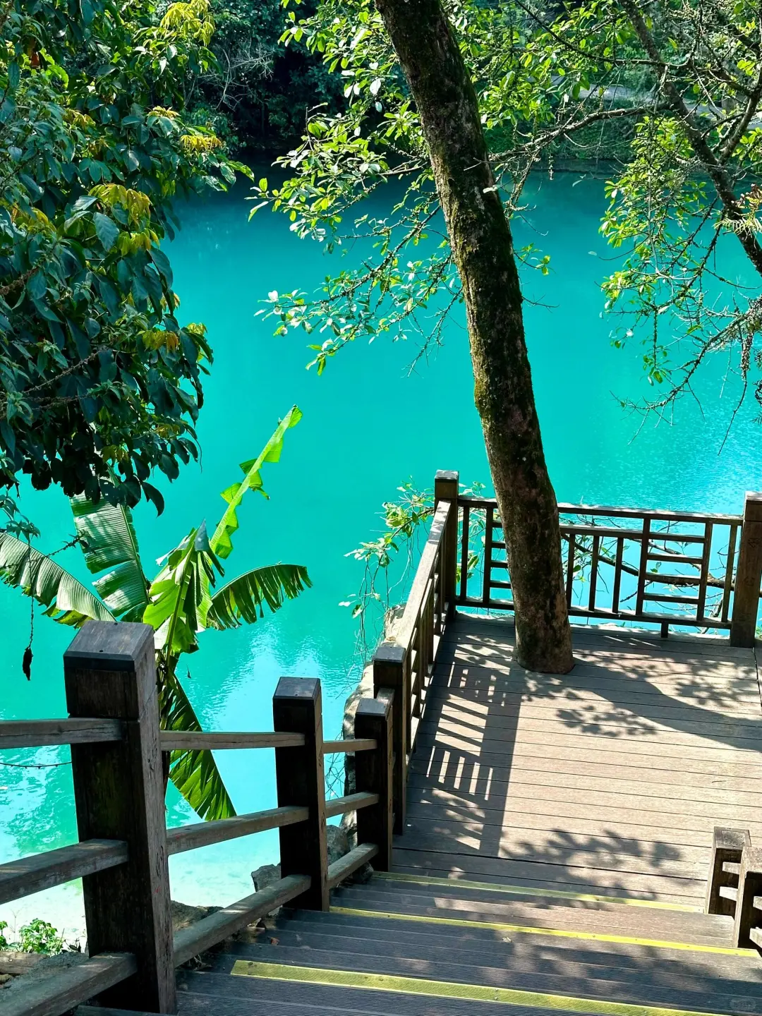 本以为崇左很适合遛娃了，直到去了小七孔！