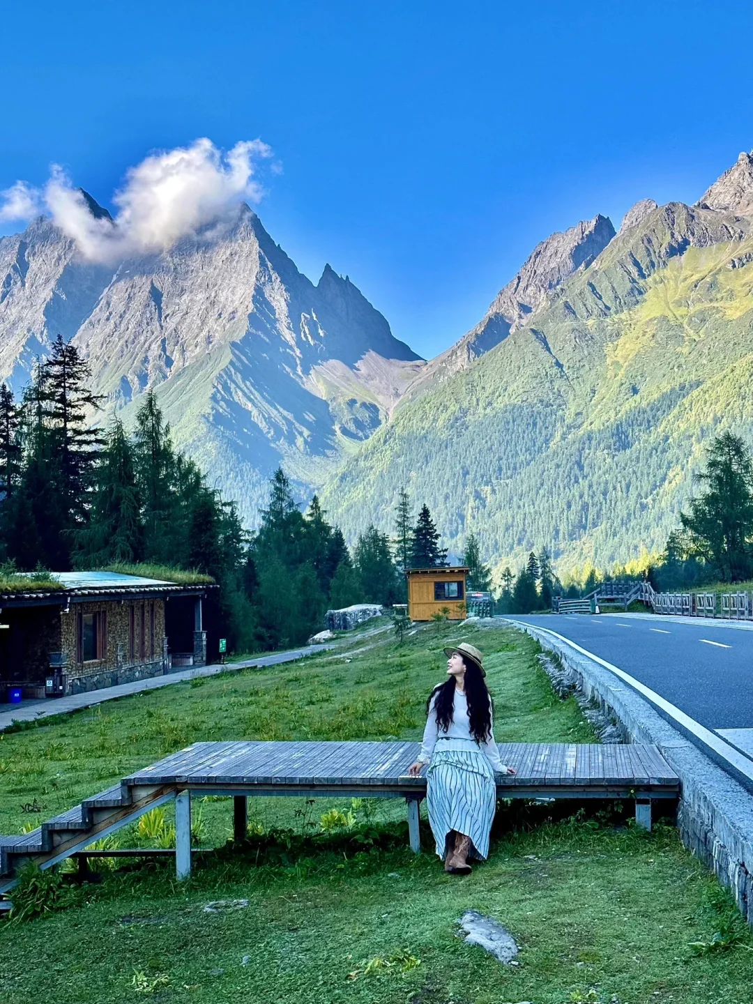 在xhs跟风最成功的一次，四姑娘山安全下车