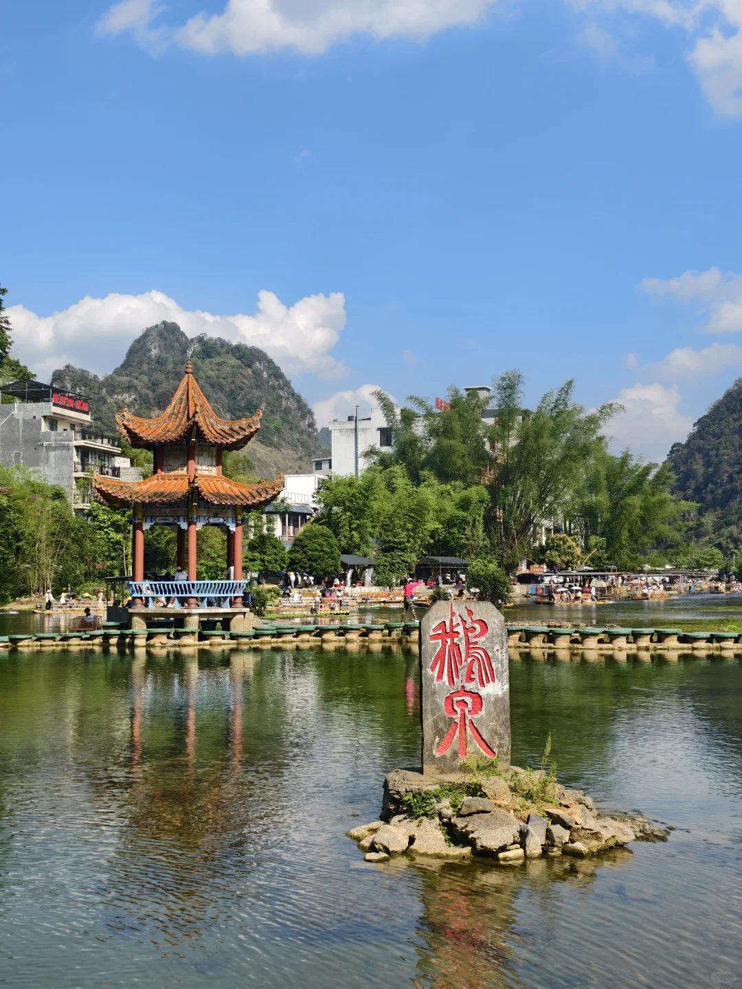 一不小心走进了山水画里！✨