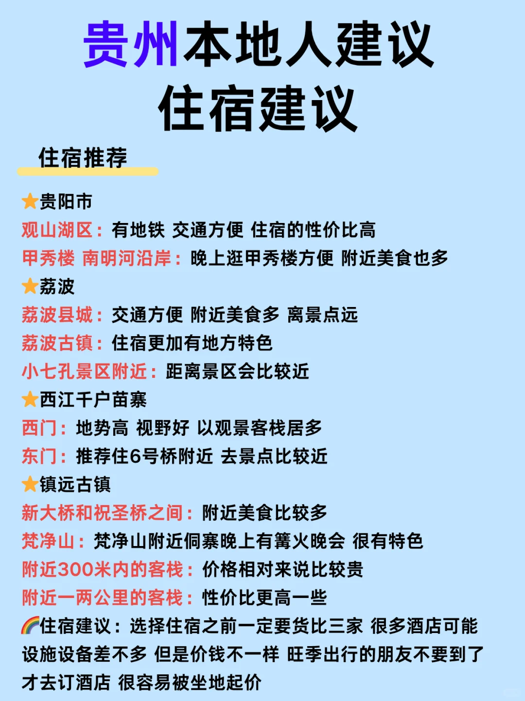 贵州本地人推荐：别只知道黄果树瀑布❗