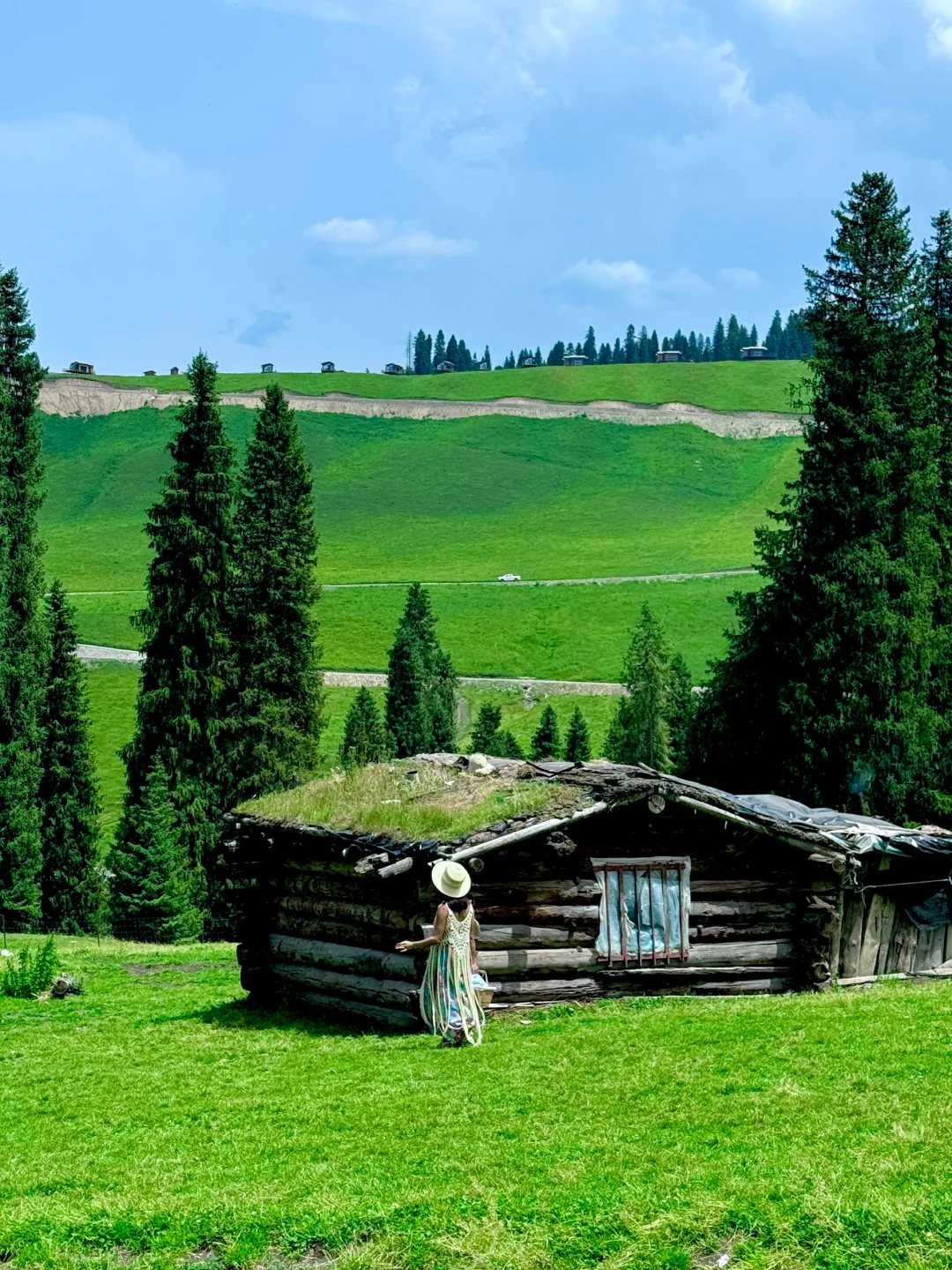 “在新疆拍到了我的人生live图~”