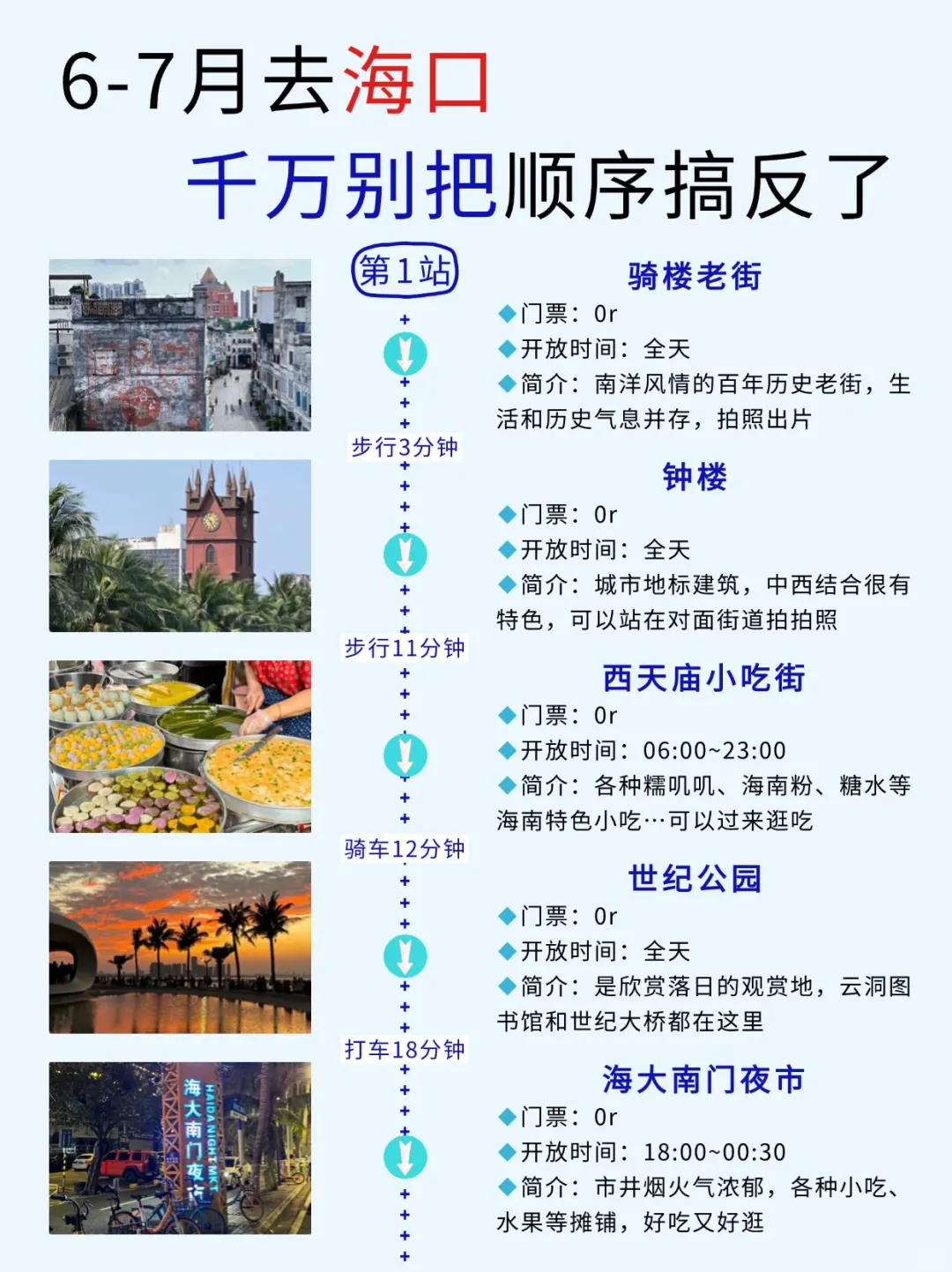 6-7🈷️要来海口旅游的姐妹👭，收好这份攻略