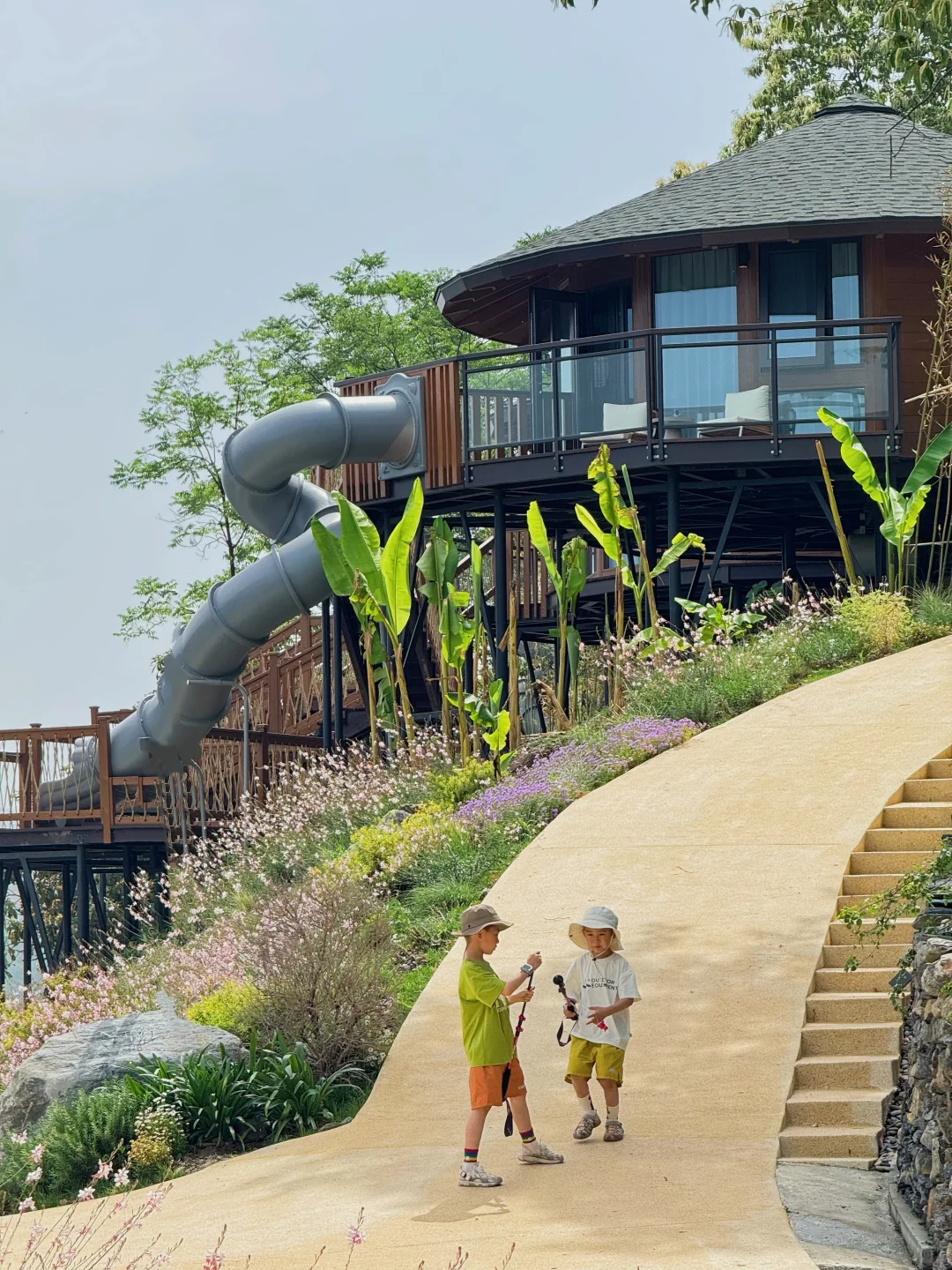 西安2天1夜✅带娃去童话森林住木屋玩瀑布~