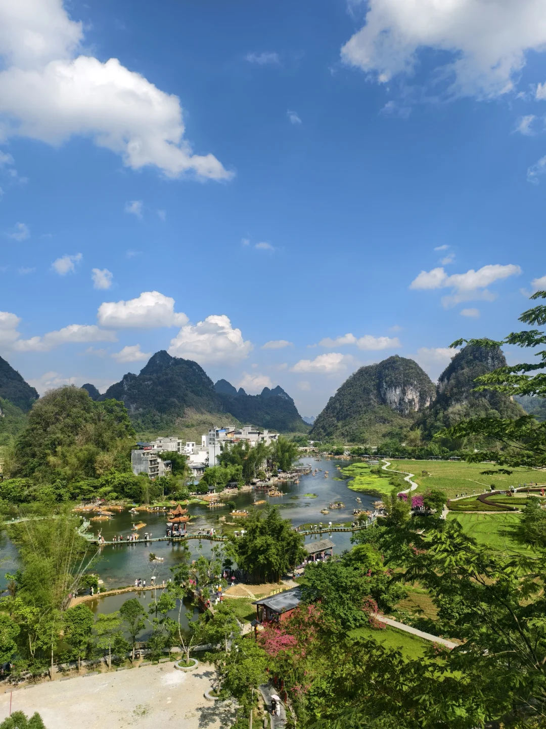 一不小心走进了山水画里！✨