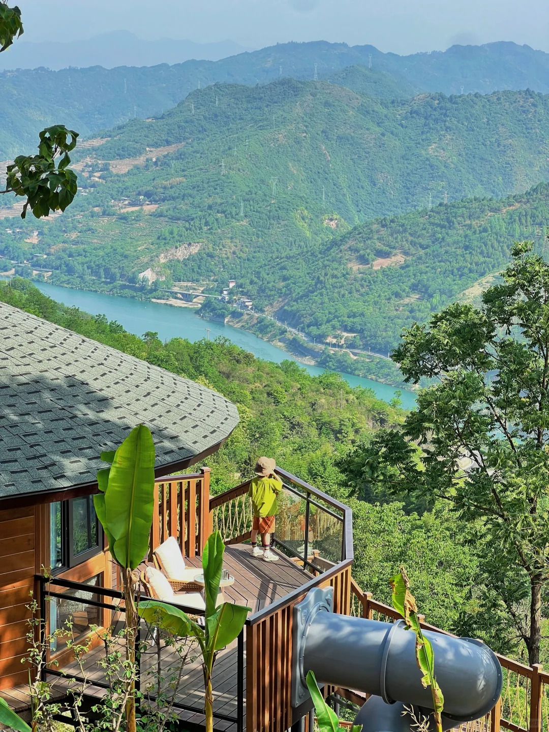 西安2天1夜✅带娃去童话森林住木屋玩瀑布~