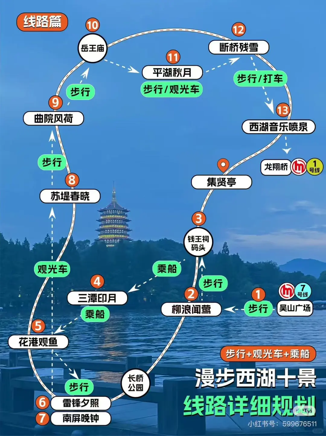 呕心沥血的杭州旅游行程