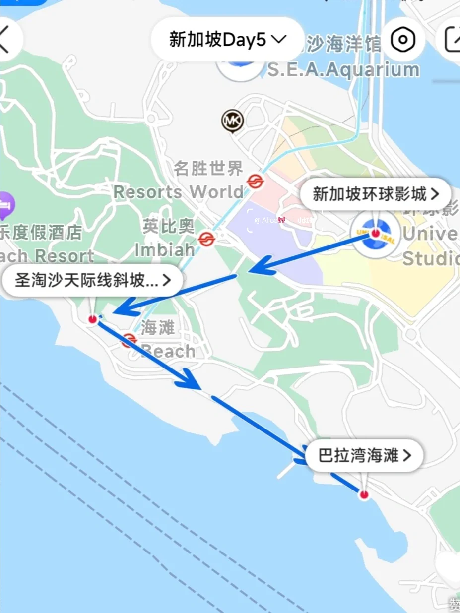 男朋友做的新加坡攻略已经next level了……