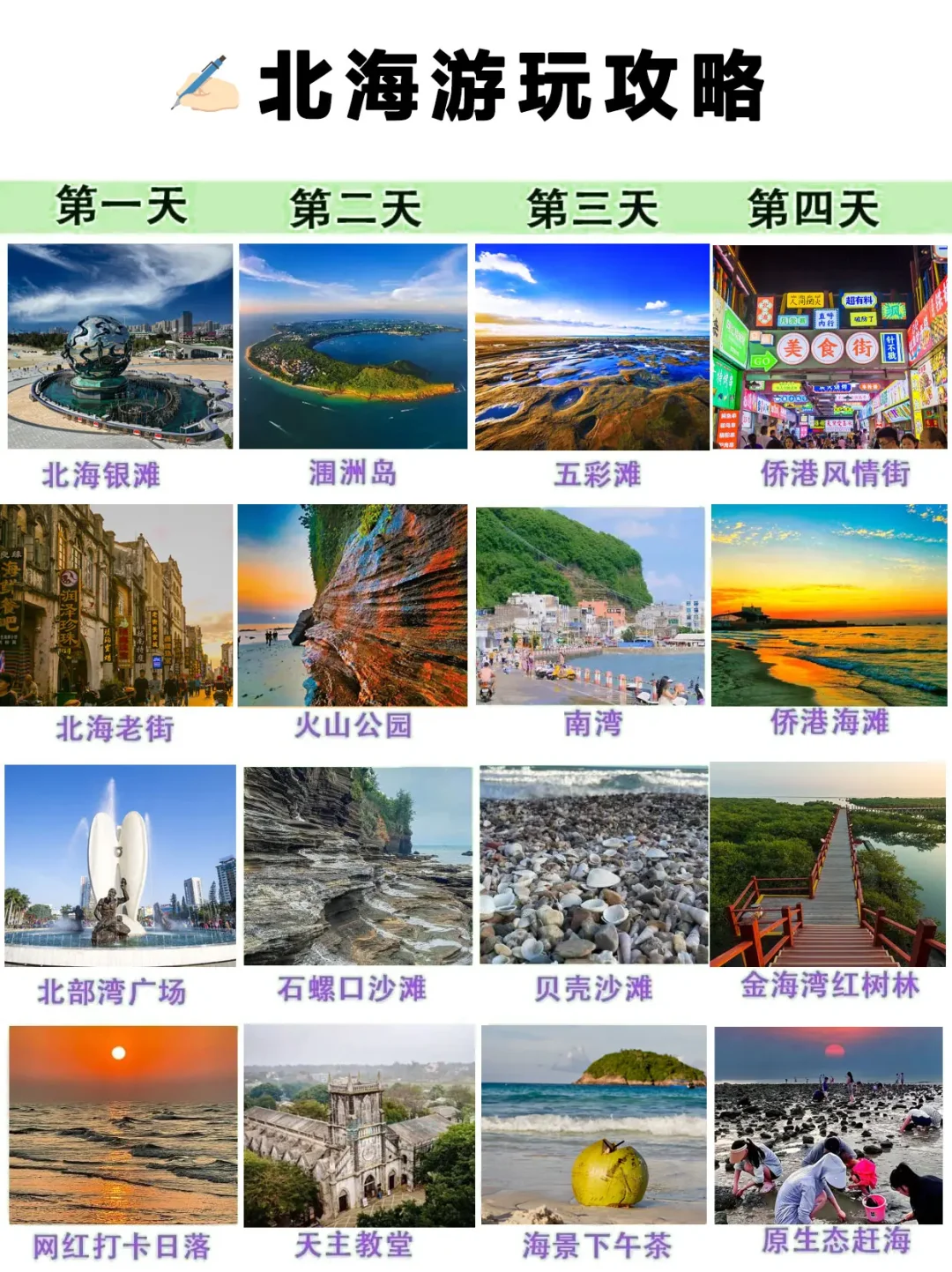 终于有人！整理出广西游玩攻略啦！