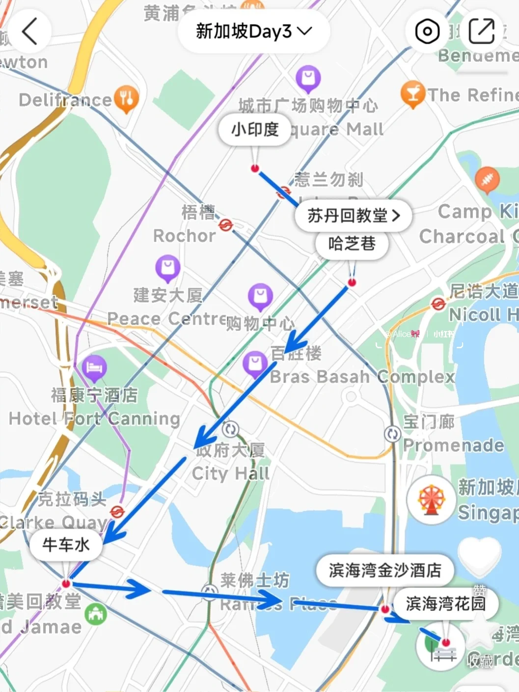 男朋友做的新加坡攻略已经next level了……