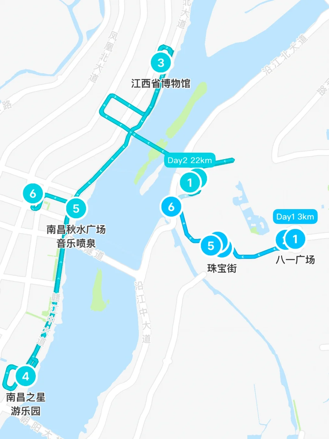 对自己做的南昌旅游攻略🥹满意的睡不着…