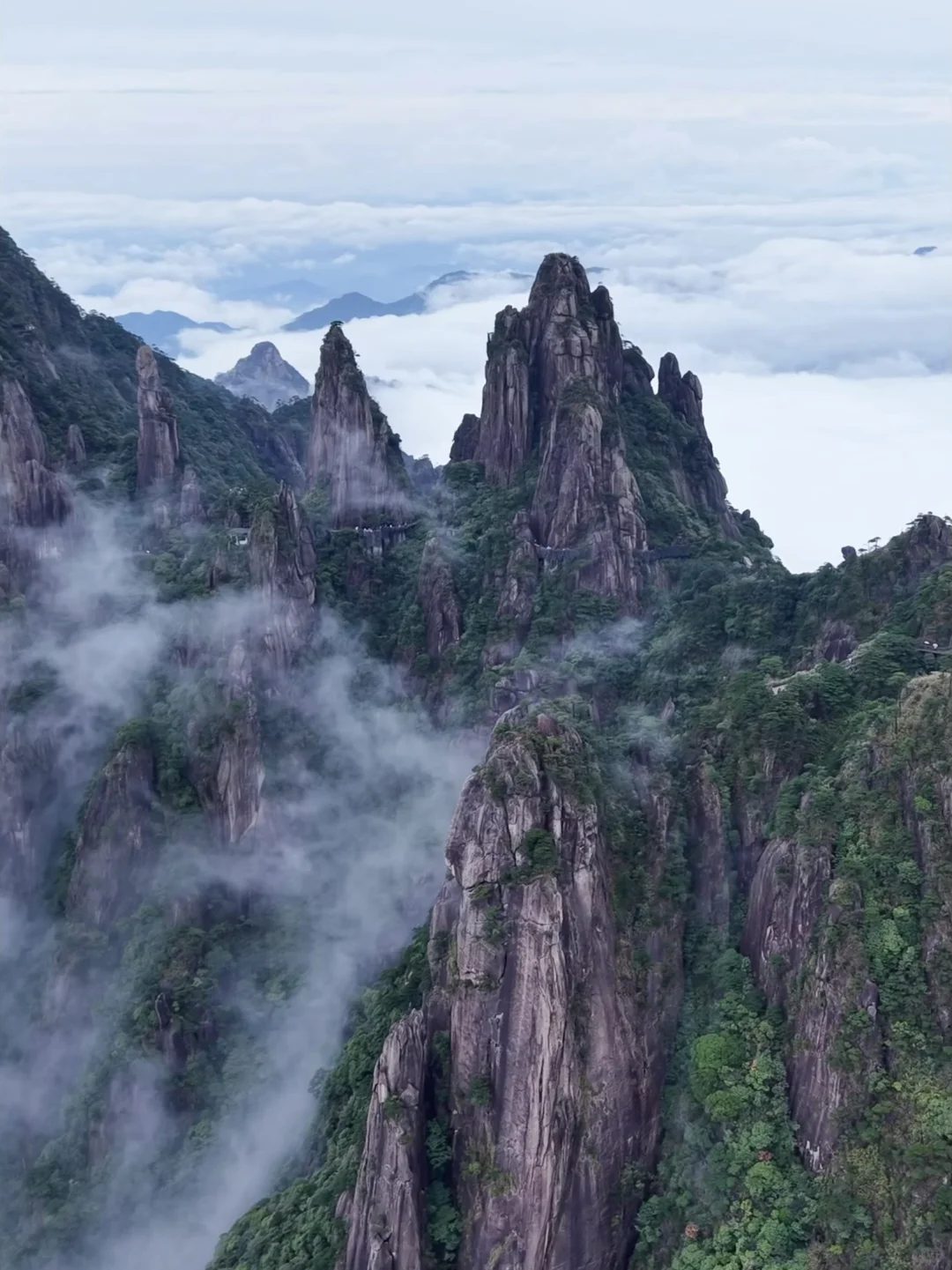 live野心友好❗️我在三清山拍到《千里江山图》
