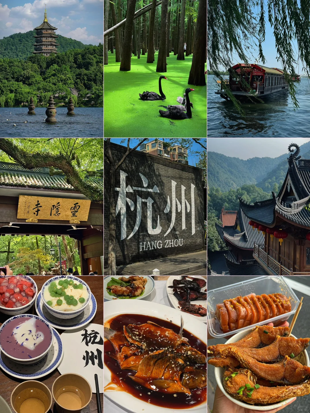 没开玩笑‼️来杭州旅游一定要看下这篇攻略