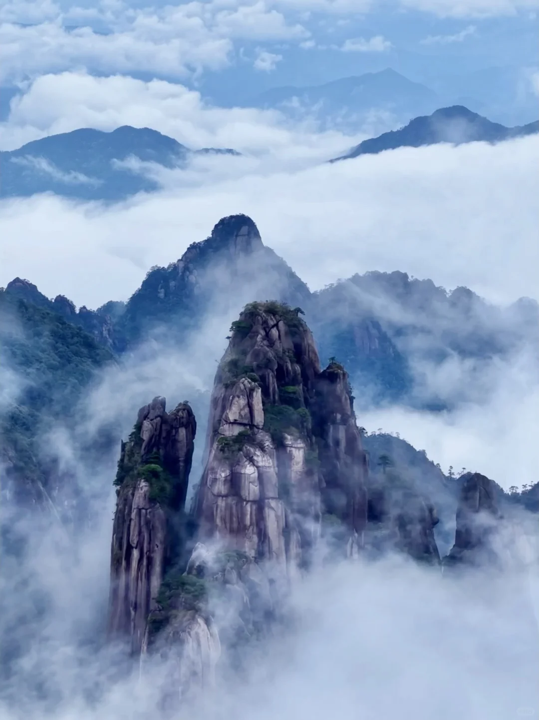 live野心友好❗️我在三清山拍到《千里江山图》