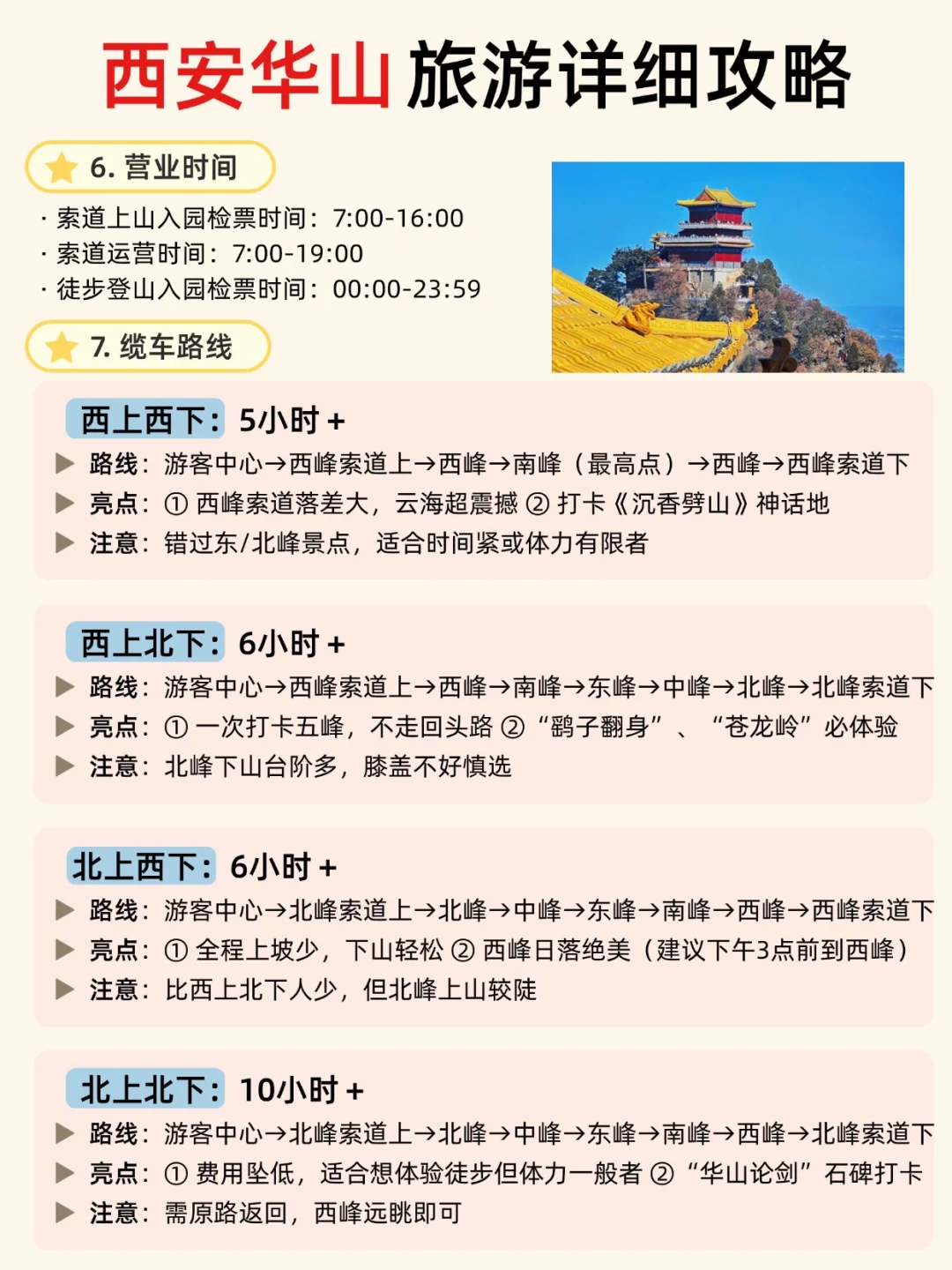 让我看看是谁来华山不做攻略当冤大头！！！