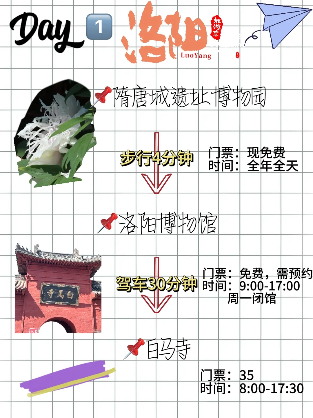 吐血整理 洛阳三天超全旅游攻略,赶紧码住