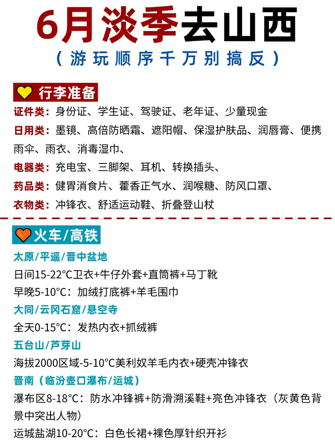 ✅6月淡季来山西旅游♥不踩雷的旅游攻略