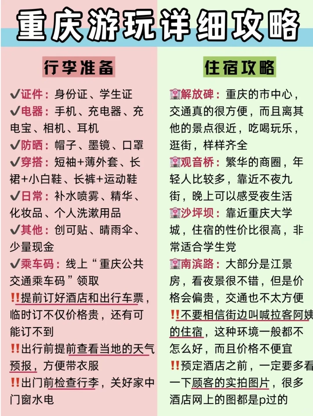 学生党旅游‼️不要去🆚放心去（详细版）