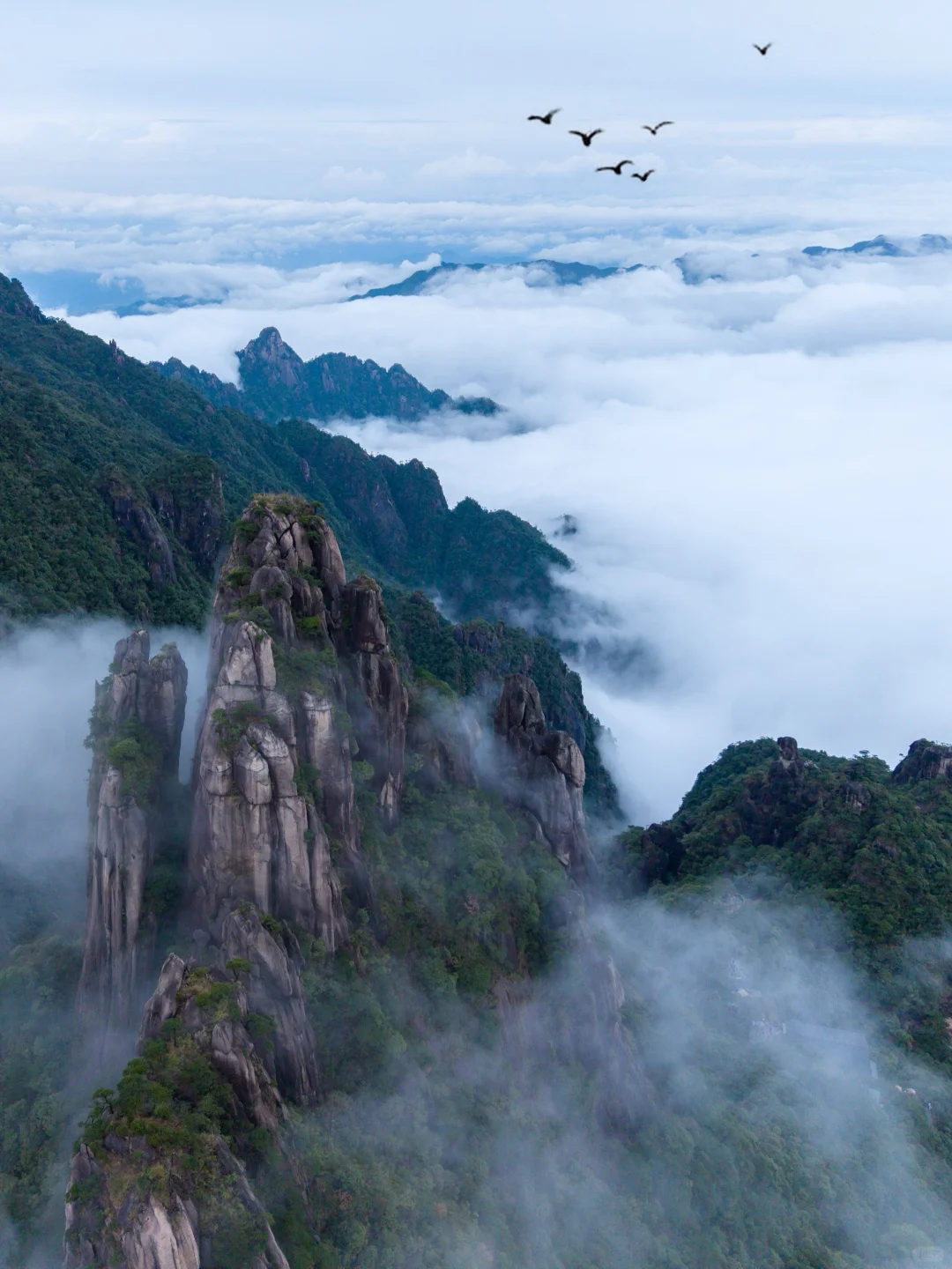 live野心友好❗️我在三清山拍到《千里江山图》