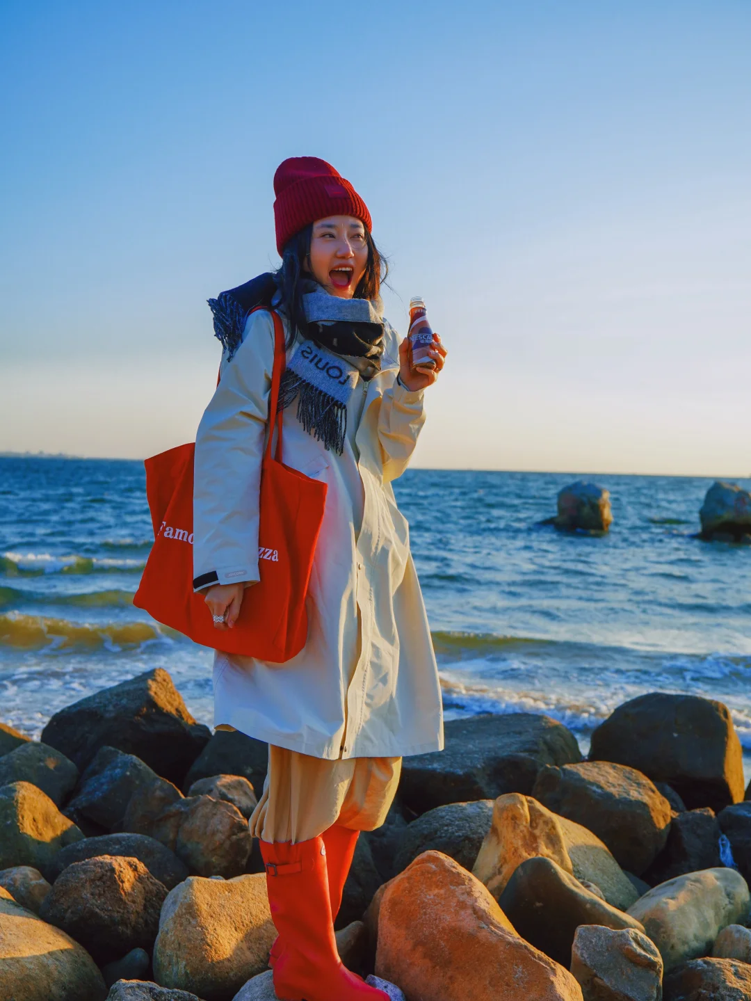 为了这❶❽张图，特意来了趟秦皇岛！附机位🩵