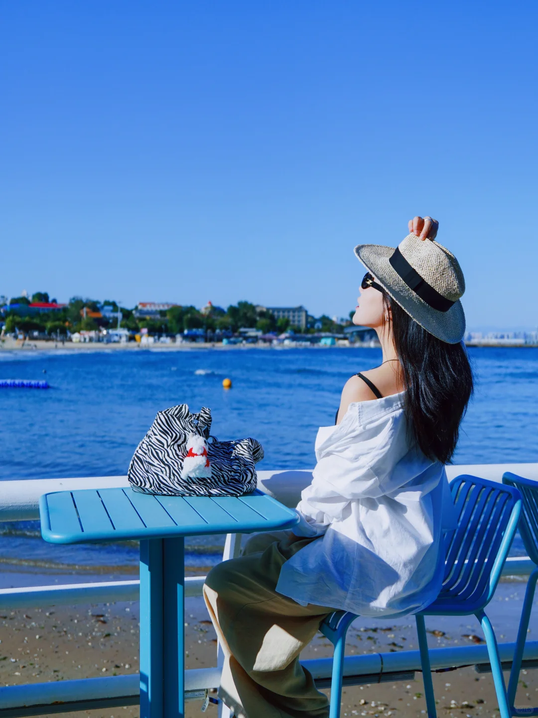 为了这❶❽张图，特意来了趟秦皇岛！附机位🩵