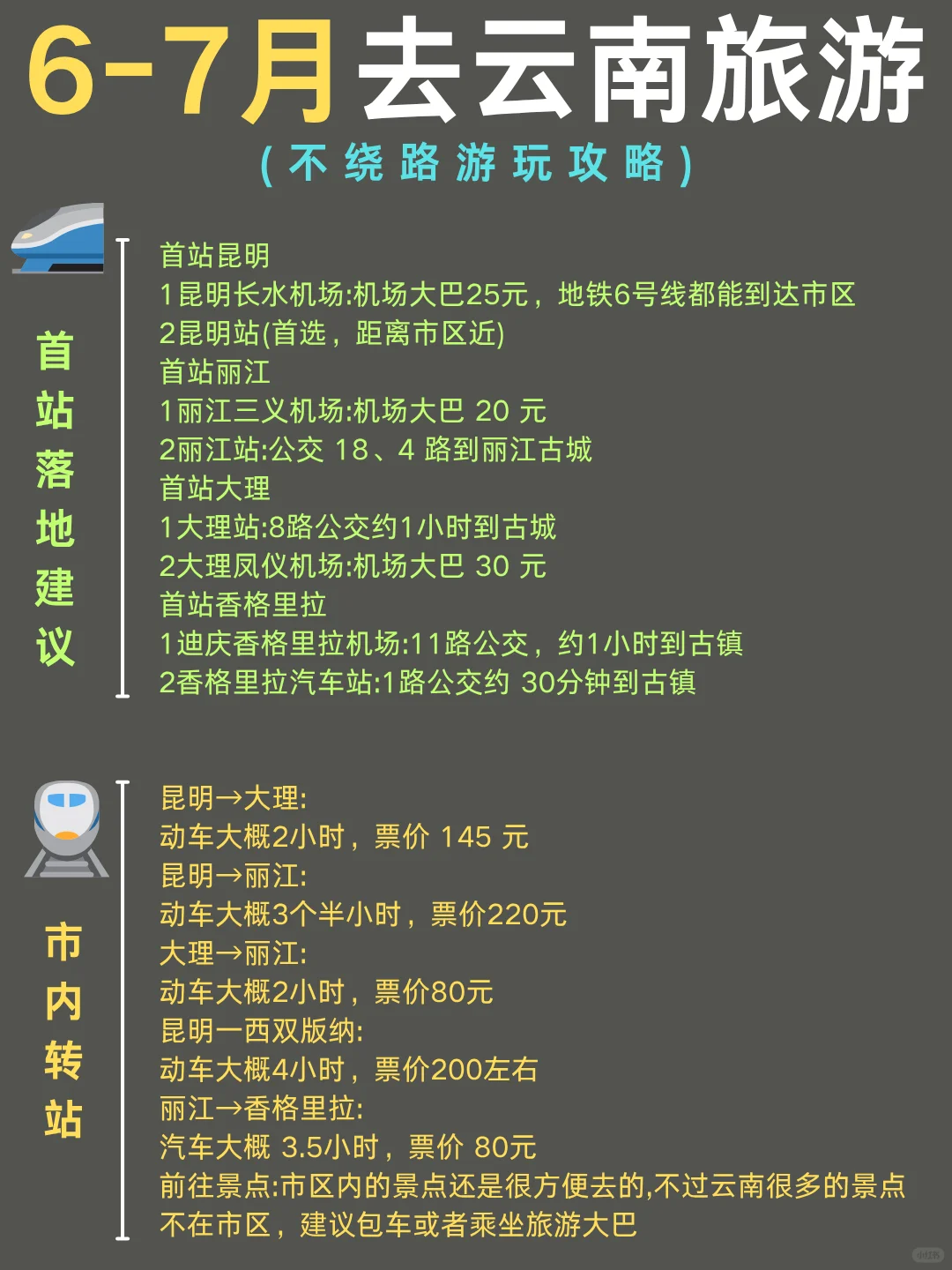 6-7月来云南旅游♥不踩雷的旅游攻略