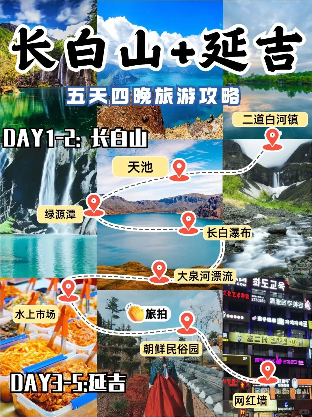 夏季避暑攻略|长白山+延吉旅游攻略‼️。