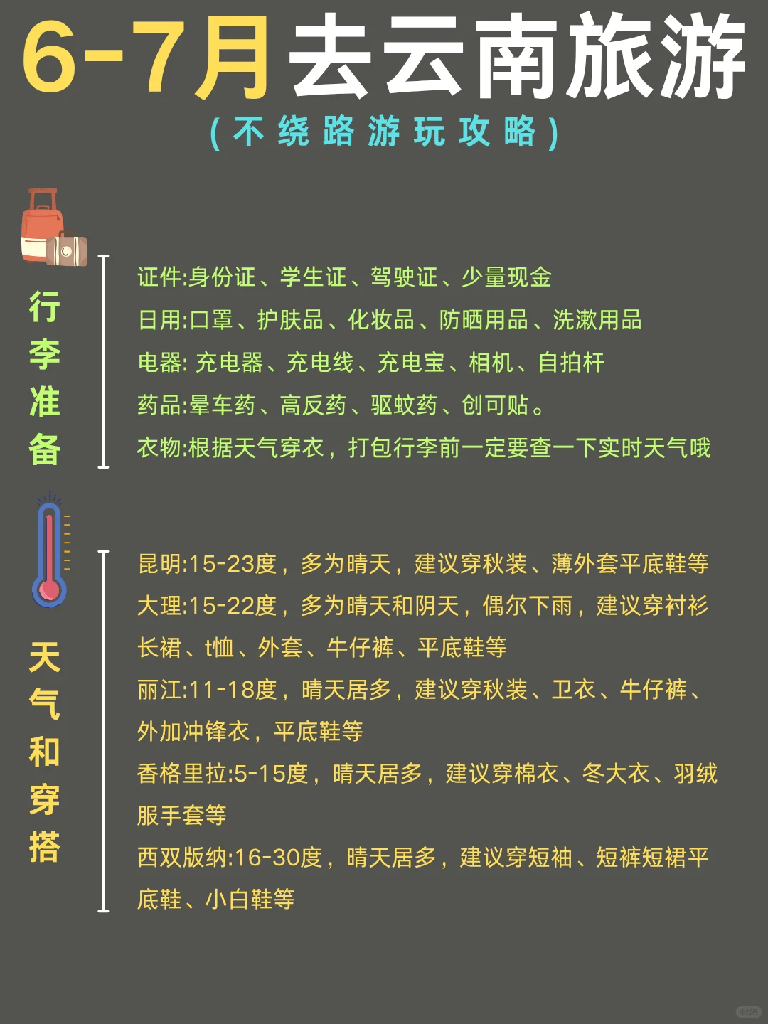 6-7月来云南旅游♥不踩雷的旅游攻略