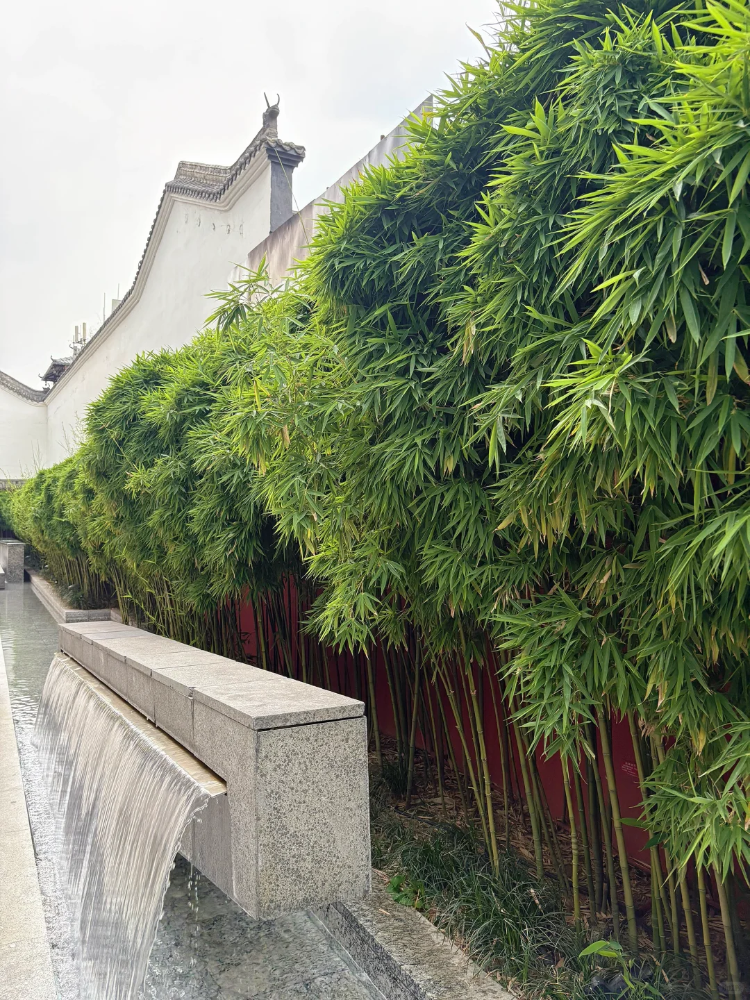 好爱这红墙青瓦 绿意深深 流水潺潺