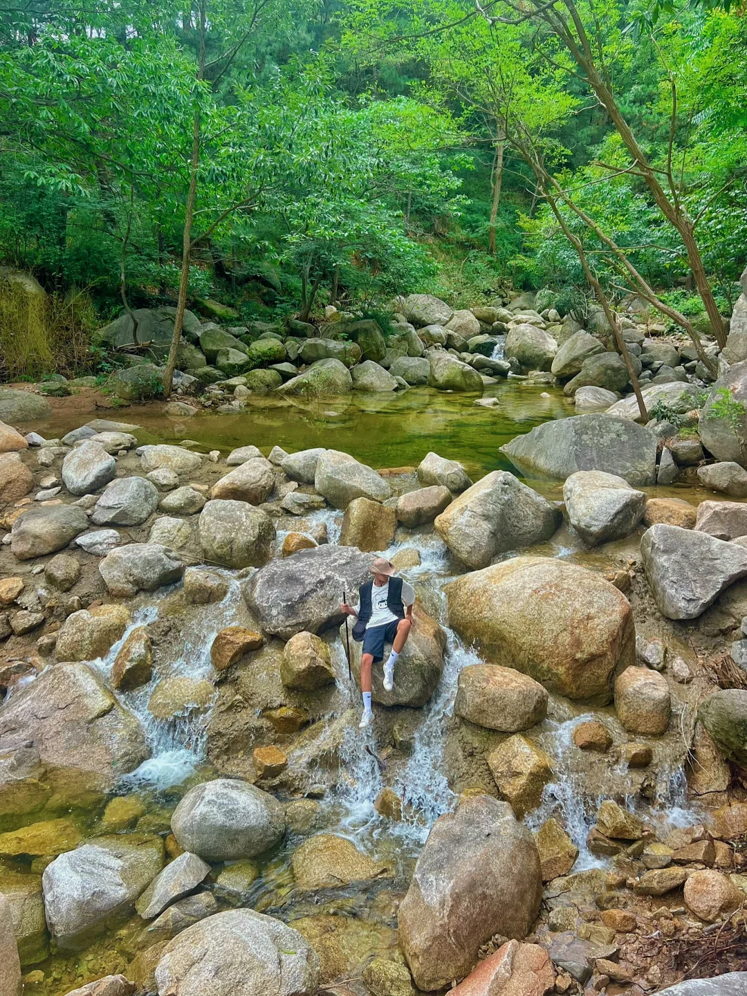 临沂嘴真严啊❗️竟藏着一条高山瀑布🌊附攻略