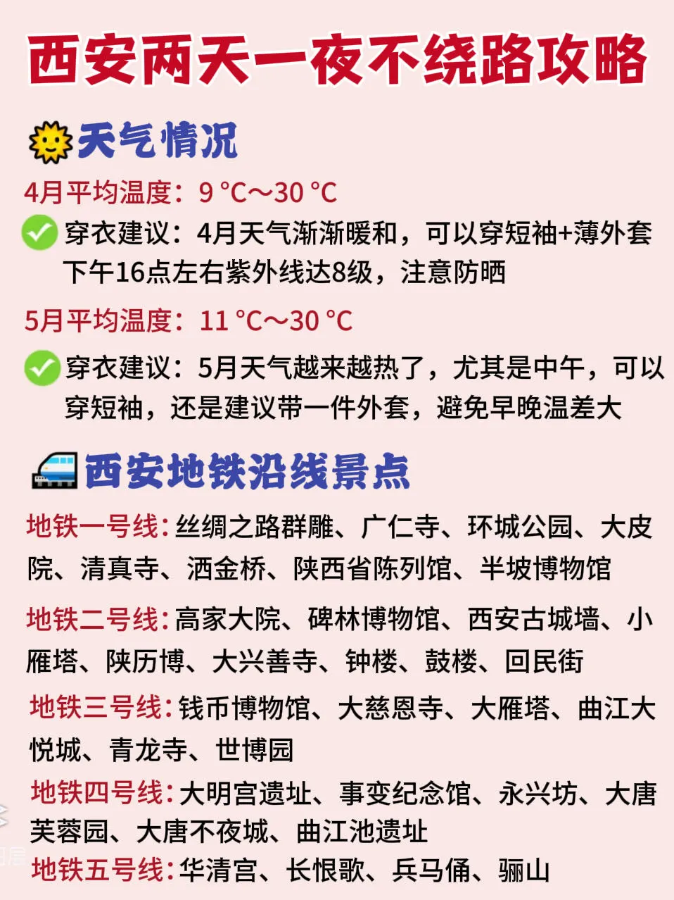 【西安】2天1晚旅游攻略‼️轻松拿捏🤏🏻
