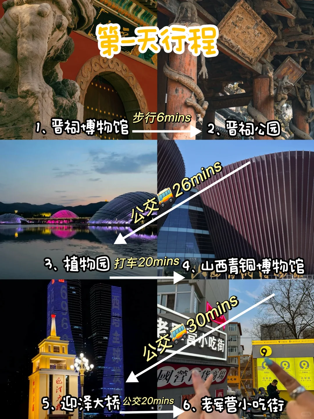 第一次来太原旅游！千万不要把顺序搞反了…