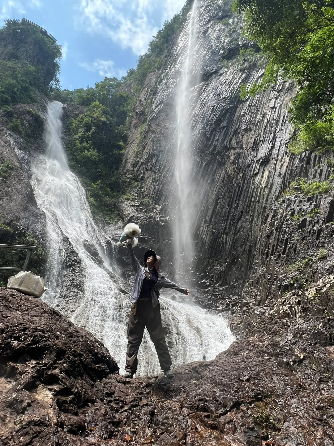 徒步/岩门下村景区环线-绝美瀑布～