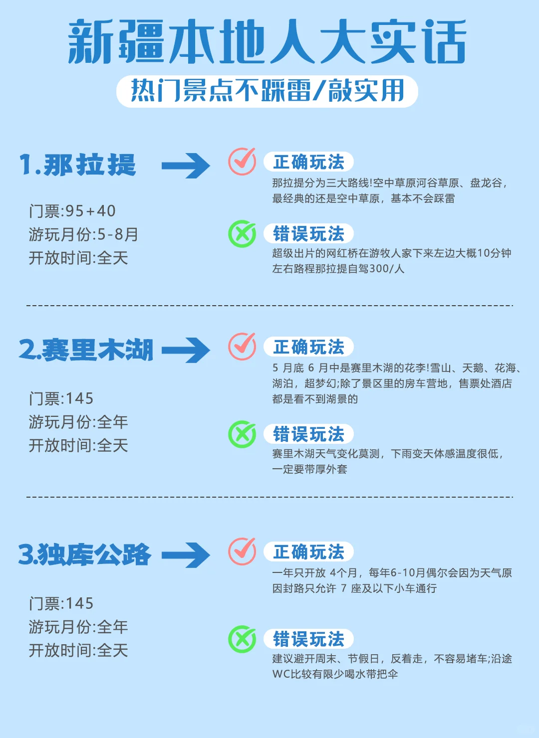 新疆真的会惩罚每一个不好好做攻略的人🥹🥹