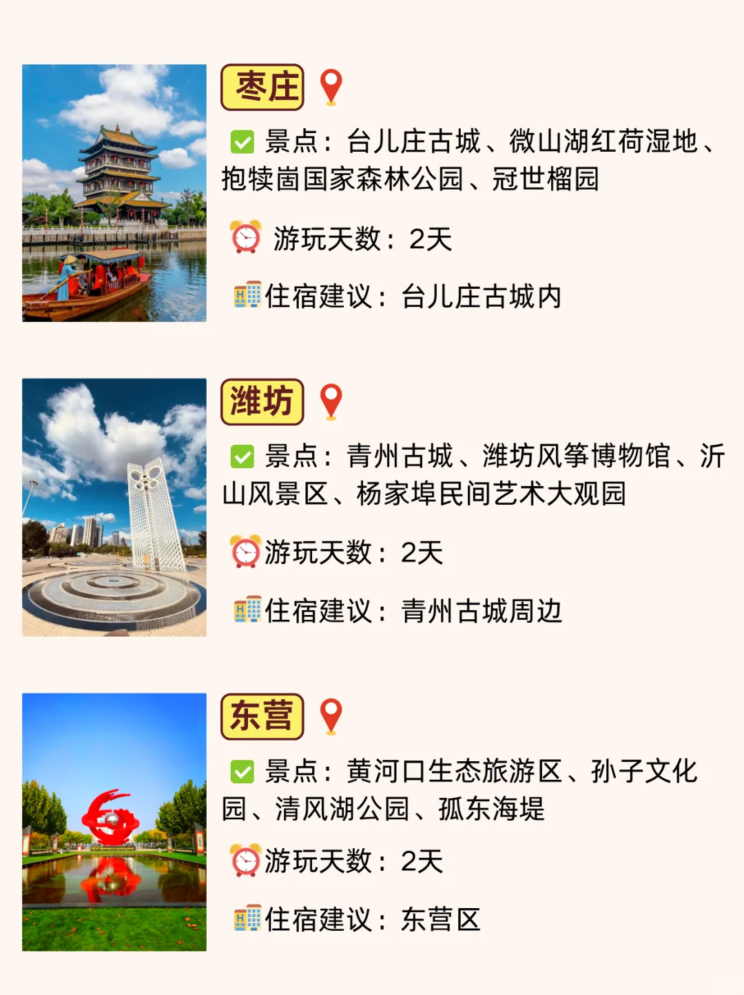 山东12城Top5景点大公开❗️每个都叹为观止