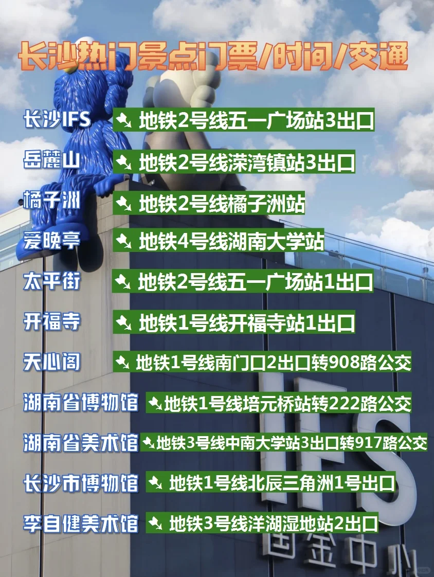 写给5月端 午来长沙的姐妹们的超全攻略