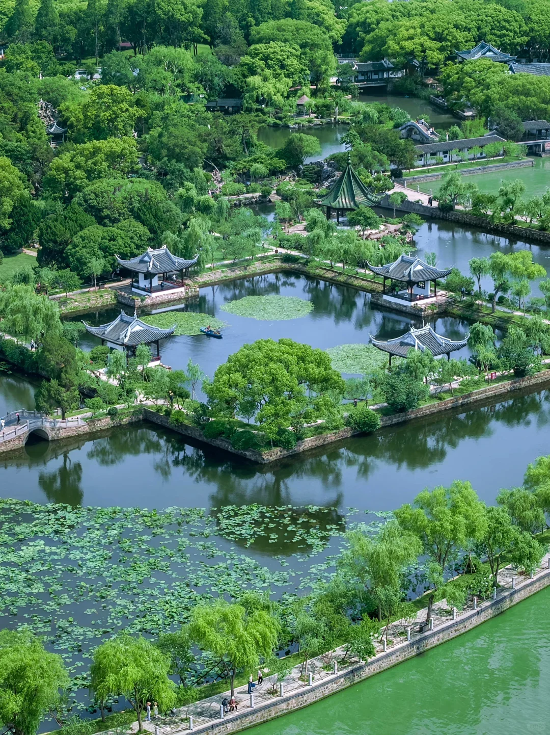 以为苏州很美了！直到我看到这个水上园林🏯