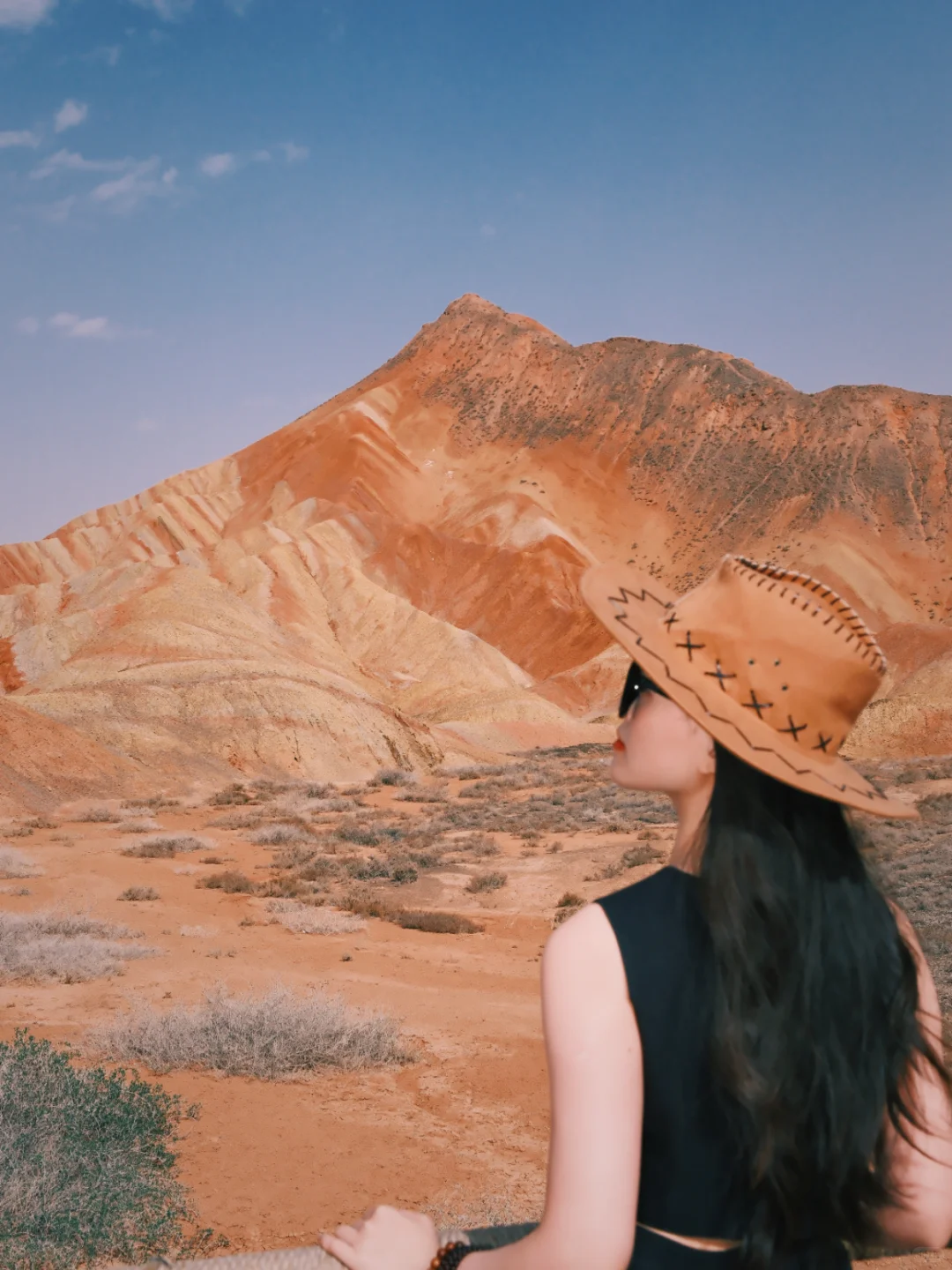 在七彩丹霞拍到人生照片！朋友圈直接封神