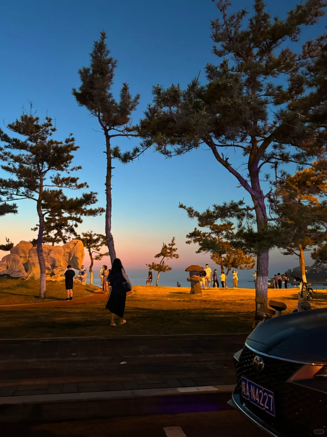 傍晚的威海！！就是一个巨大的lalaland。。。