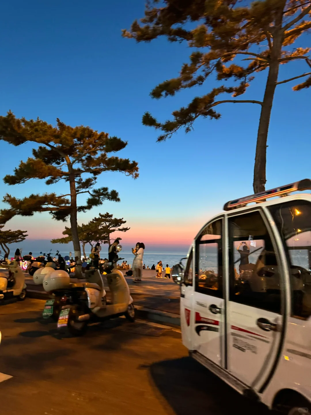 傍晚的威海！！就是一个巨大的lalaland。。。