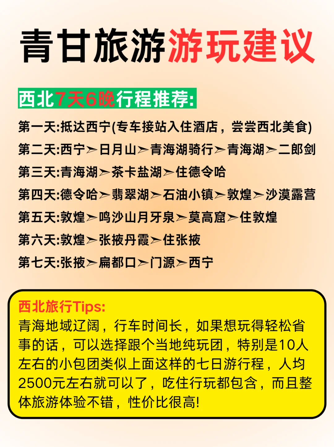 西北旅游攻略🧾西北热门景点👀看这篇就