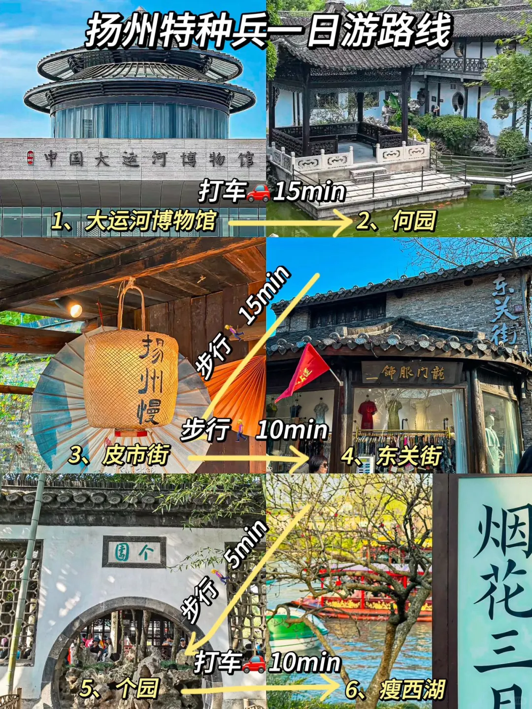 熬夜整理‼️扬州特种兵纯吃+纯玩一日游攻略