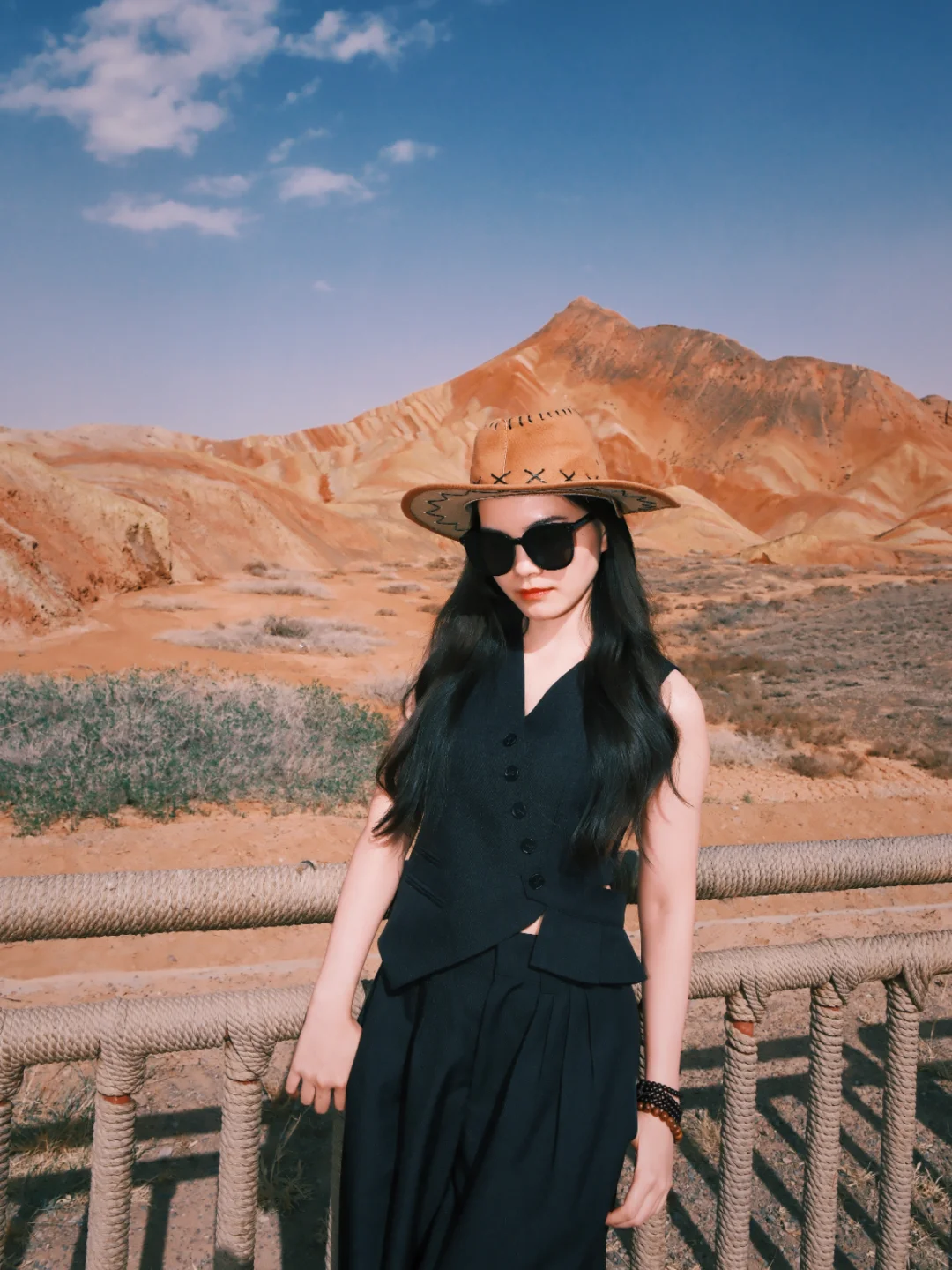 在七彩丹霞拍到人生照片！朋友圈直接封神