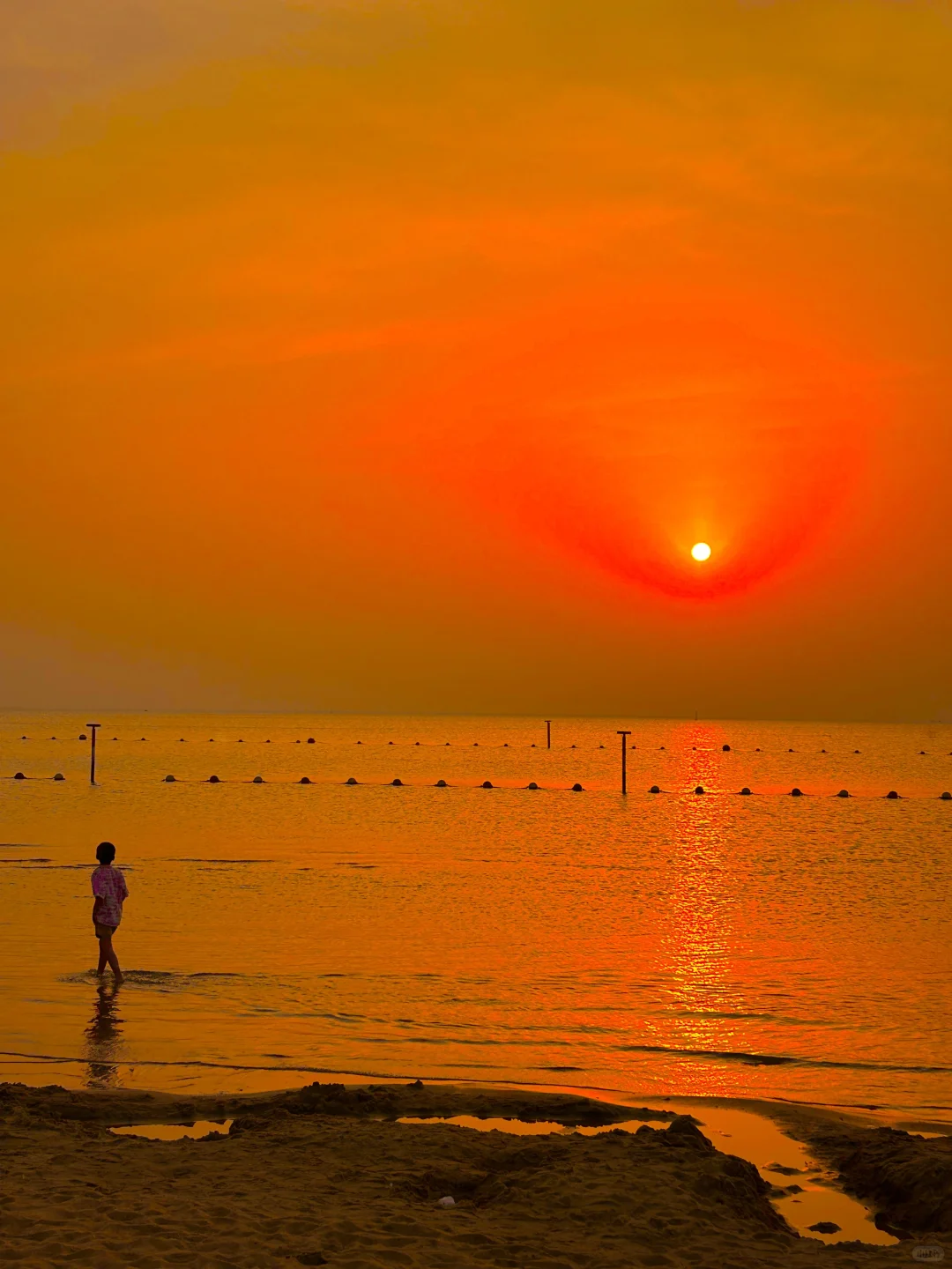 不在三亚‼️在江苏！海上荡秋千美哭😭