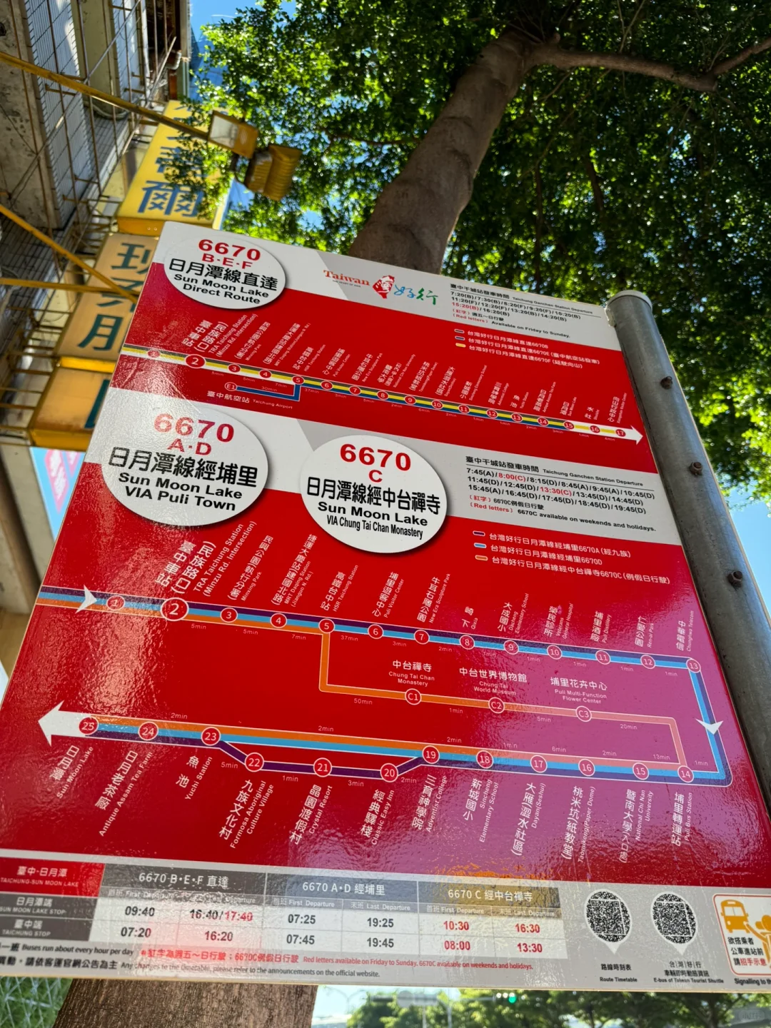 日月潭｜女生独行1日往返｜交通、装备、景点