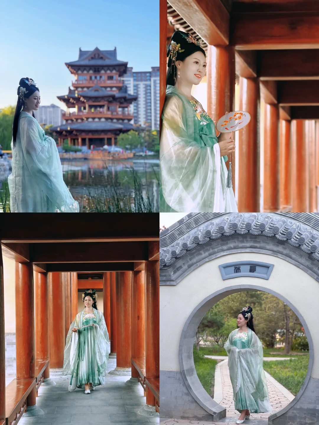 北京出发1.5h🚄穿越定州🏯汉服美食美景超绝