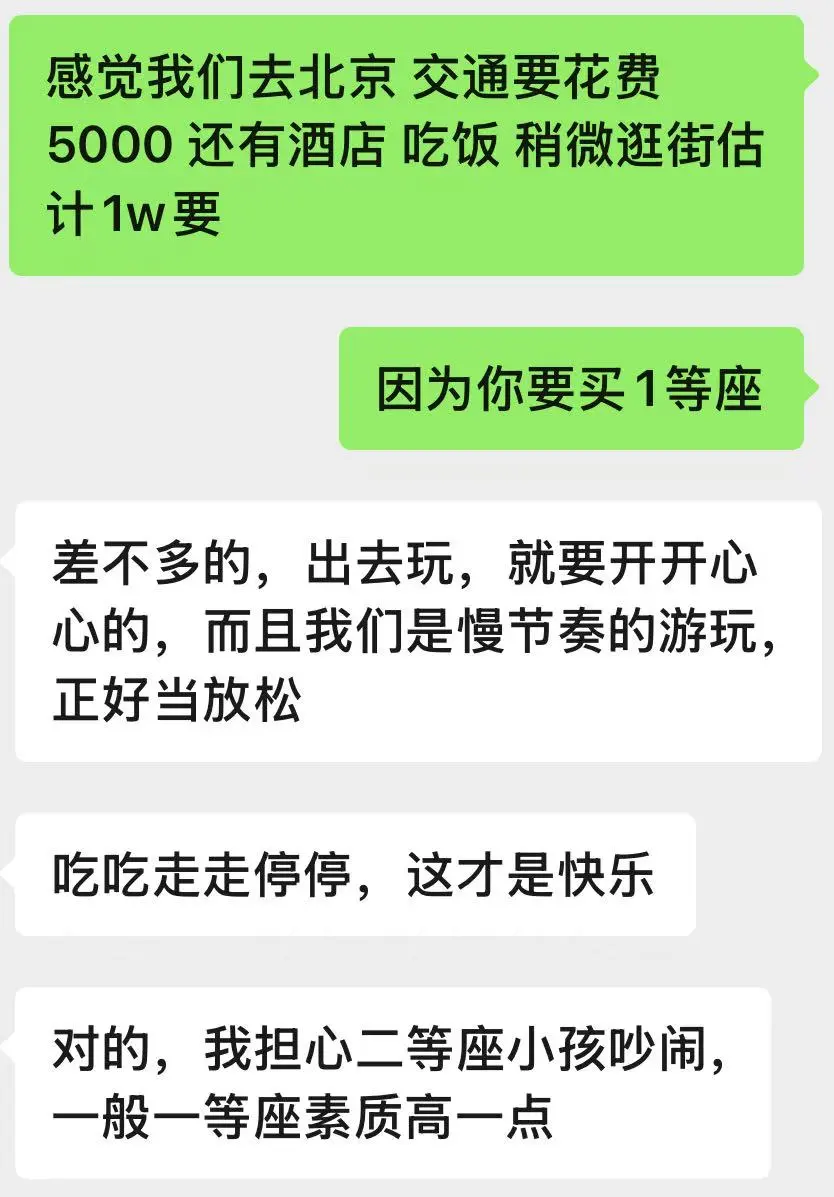 情侣第一次旅游费用分配问题讨论