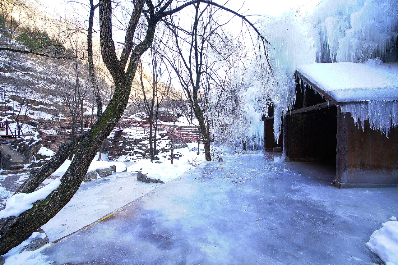 美成油画!千万不要错过雪后的七步沟