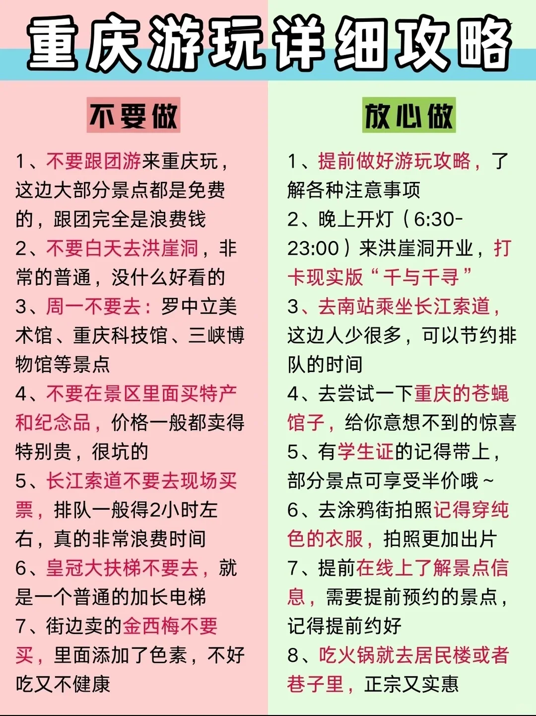 毕业季旅游‼️不要去🆚放心去（详细版）