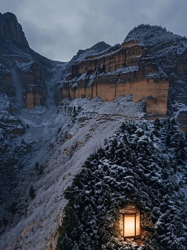 美成油画!千万不要错过雪后的七步沟